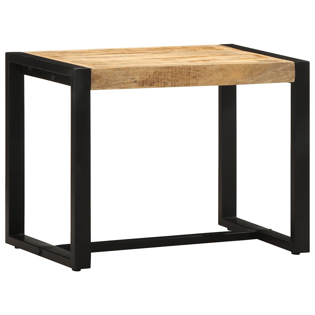 Bänk 60X35X45 Cm Massiv Grov Trä Mango