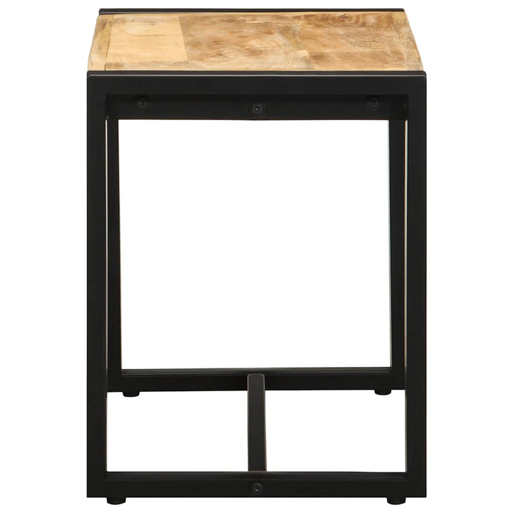 Bänk 60X35X45 Cm Massiv Grov Trä Mango