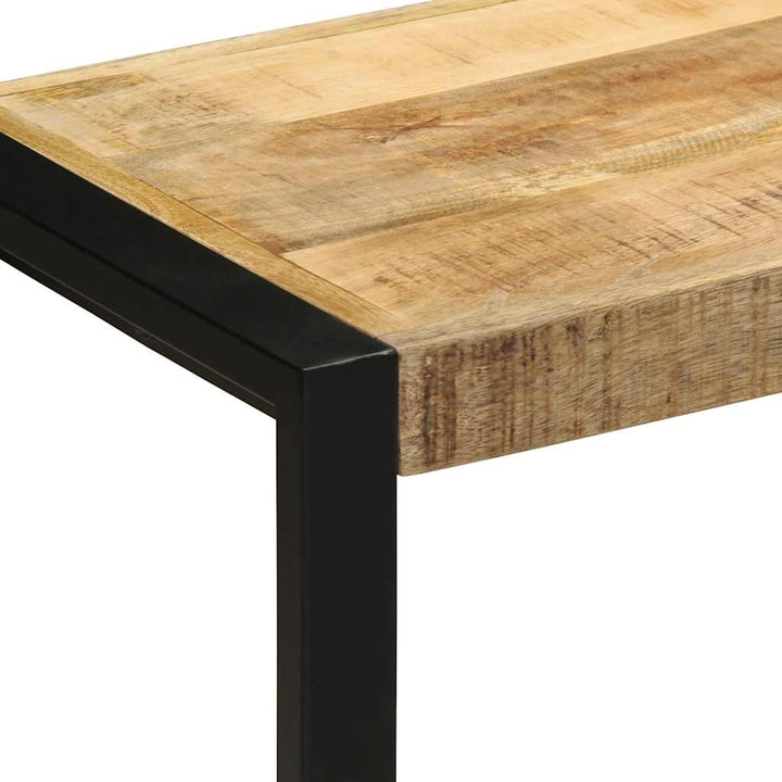 Bänk 60X35X45 Cm Massiv Grov Trä Mango