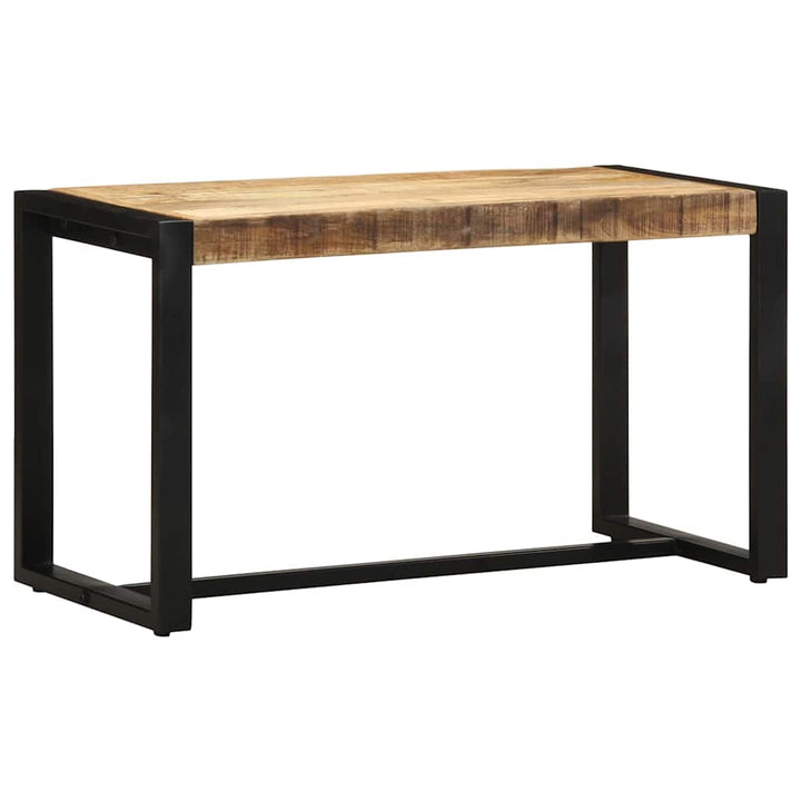 Bänk 80X35X45 Cm Massiv Grov Trämango