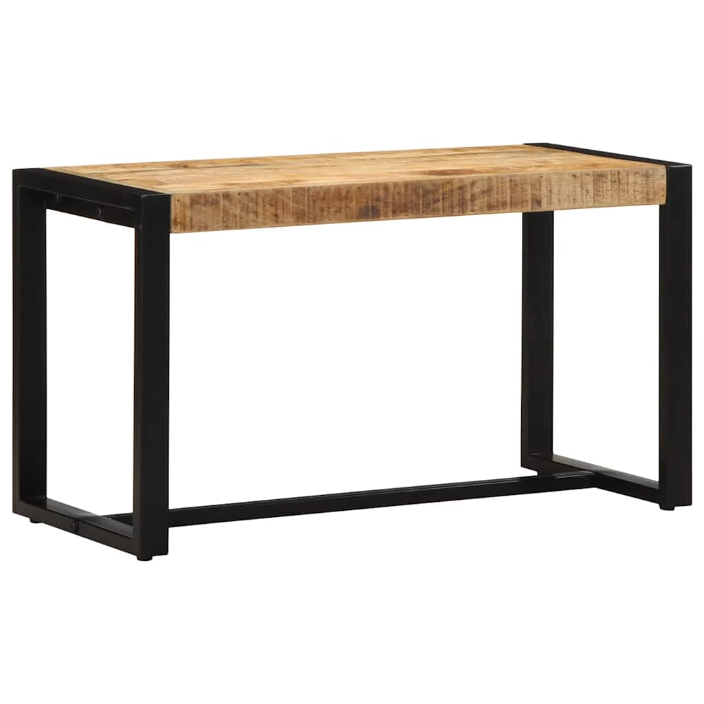 Bänk 80X35X45 Cm Massiv Grov Trämango