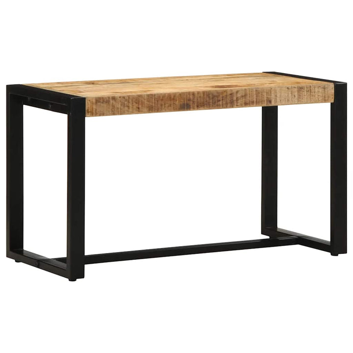 Bänk 80X35X45 Cm Massiv Grov Trämango