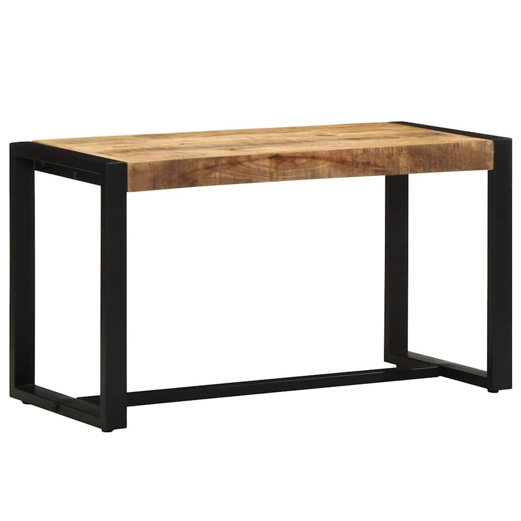 Bänk 80X35X45 Cm Massiv Grov Trämango