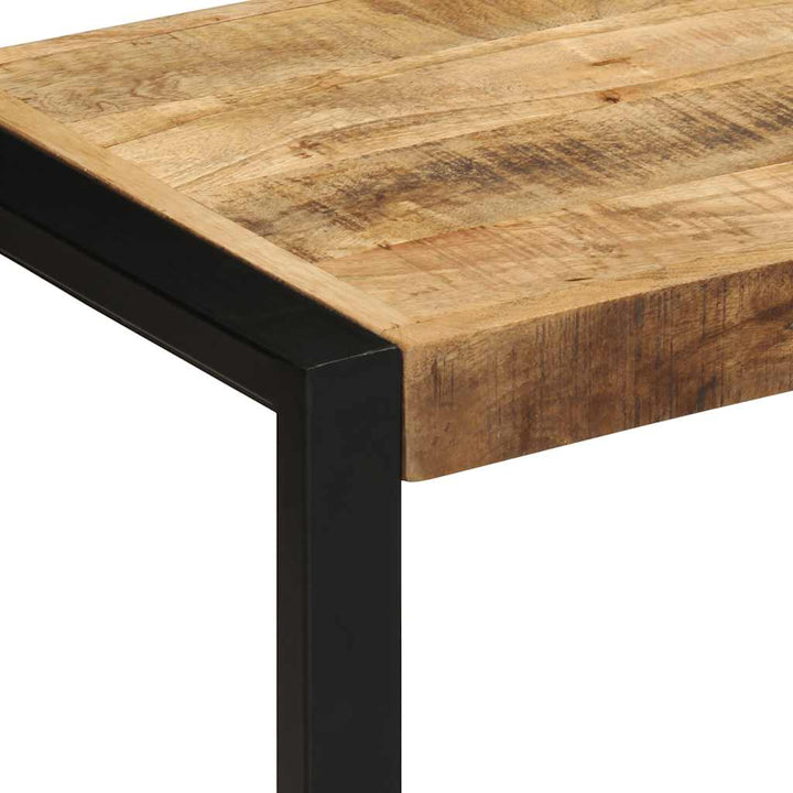 Bänk 80X35X45 Cm Massiv Grov Trämango