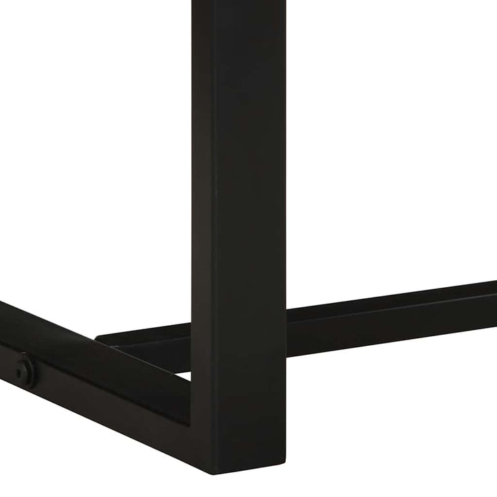 Bänk 80X35X45 Cm Massiv Grov Trämango