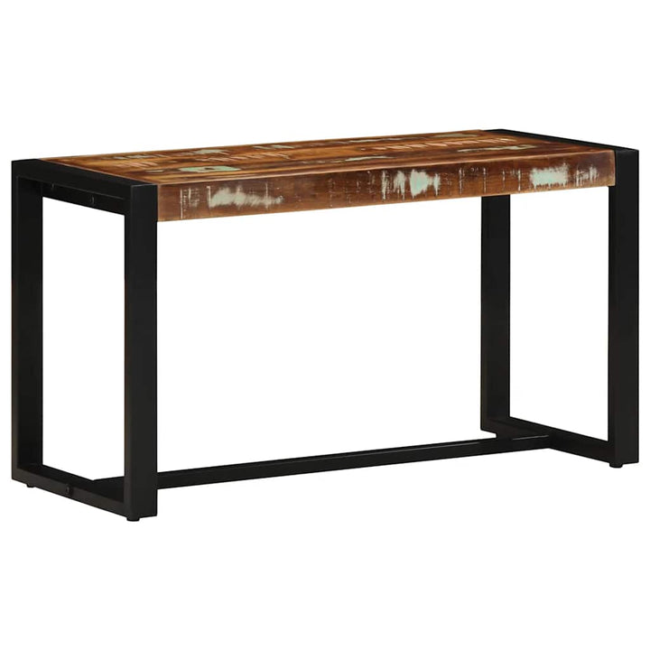 Bänk Flerfärgad 80X35X45 Cm Massivt Trä Återvunnet