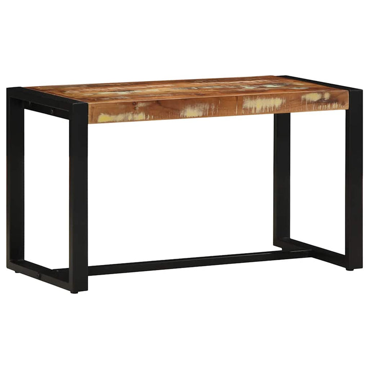 Bänk Flerfärgad 80X35X45 Cm Massivt Trä Återvunnet