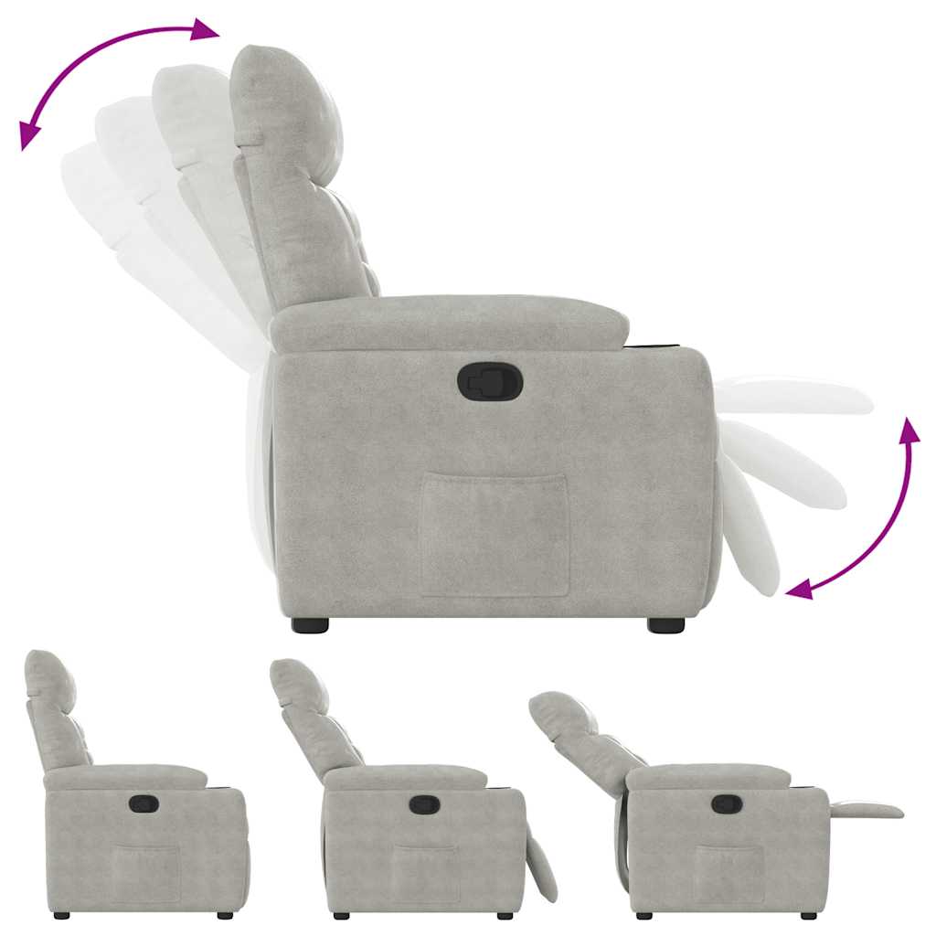 Reclinerfåtölj Mikrofibertyg