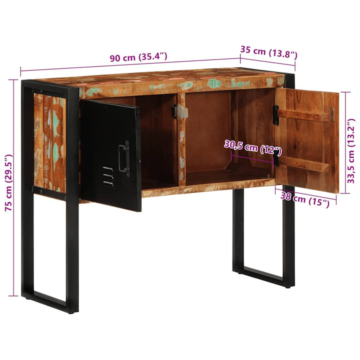 Konsolbord Flerfärgad 90X35X75 Cm