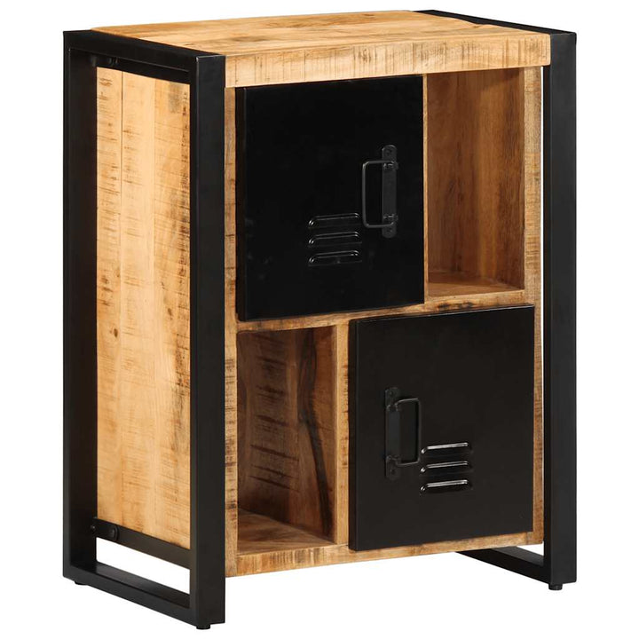 Skänk 55X35X70 Cm Massivt Grovt Mangoträ