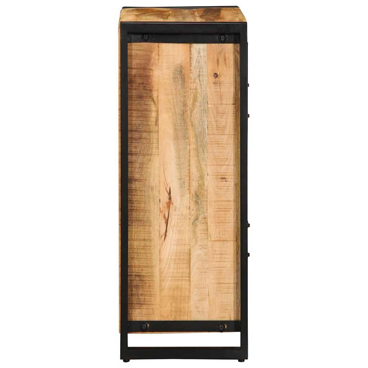 Skänk 55X35X70 Cm Massivt Grovt Mangoträ