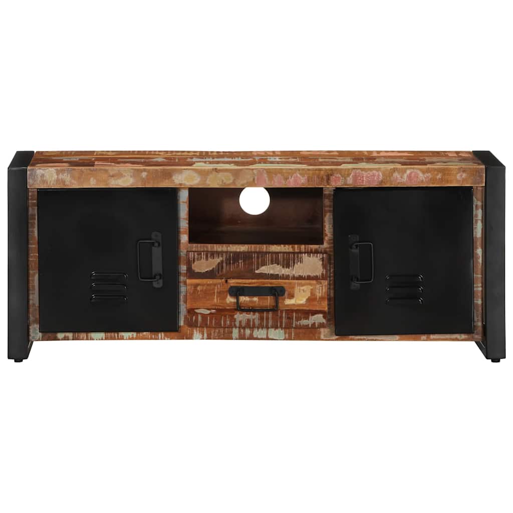 Tv-Bänk 100X30X40 Cm Massivt Trä Återvunnet