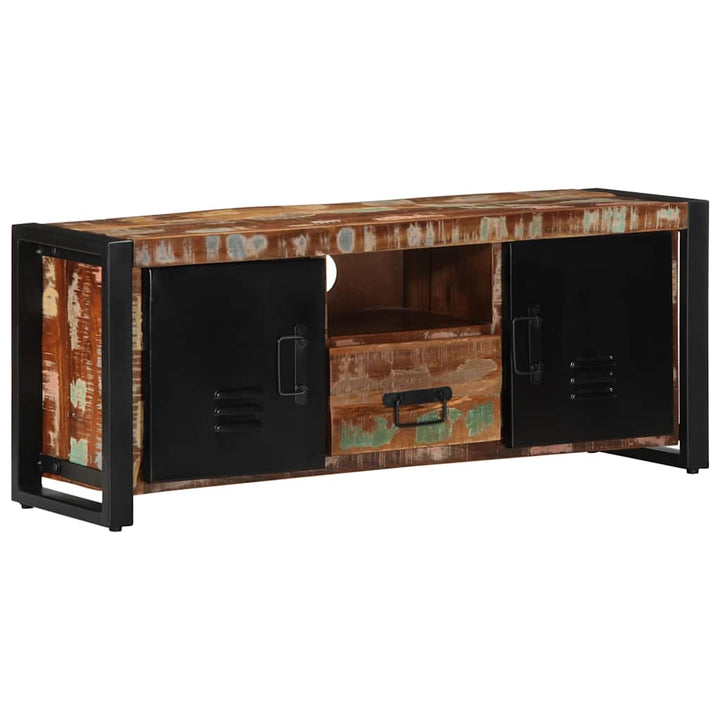 Tv-Bänk 100X30X40 Cm Massivt Trä Återvunnet
