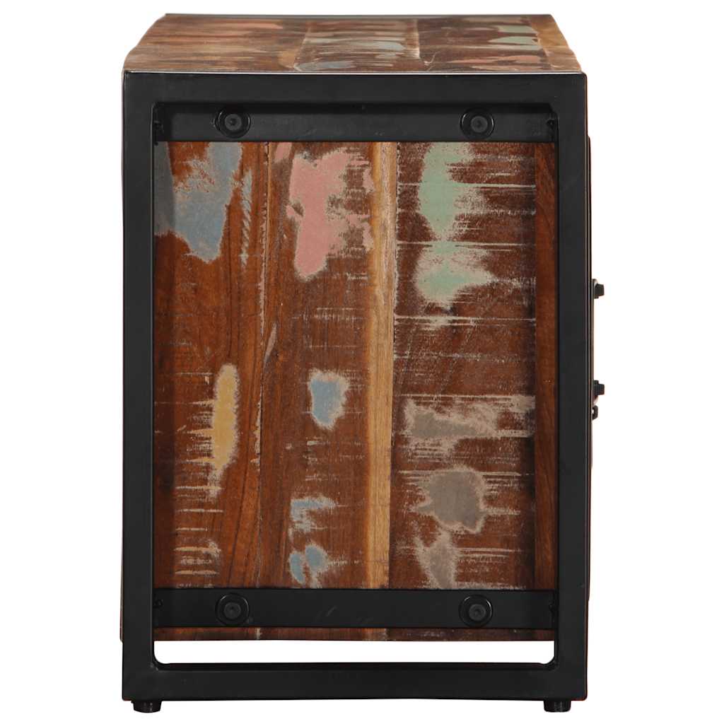 Tv-Bänk 100X30X40 Cm Massivt Trä Återvunnet