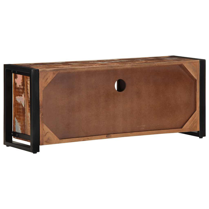 Tv-Bänk 100X30X40 Cm Massivt Trä Återvunnet