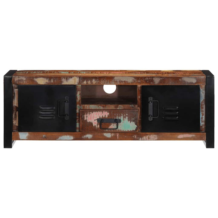 Tv-Bänk 100X30X35 Cm Massivt Trä Återvunnet