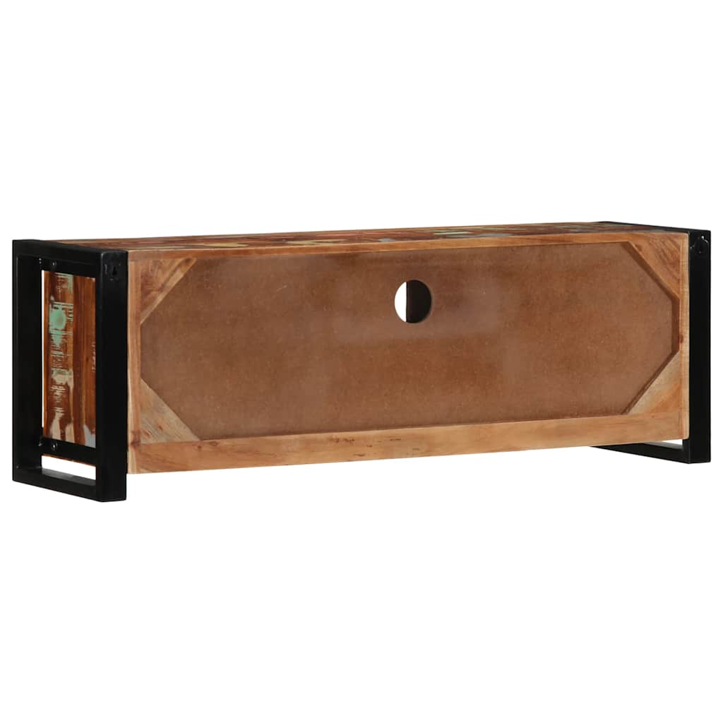 Tv-Bänk 100X30X35 Cm Massivt Trä Återvunnet