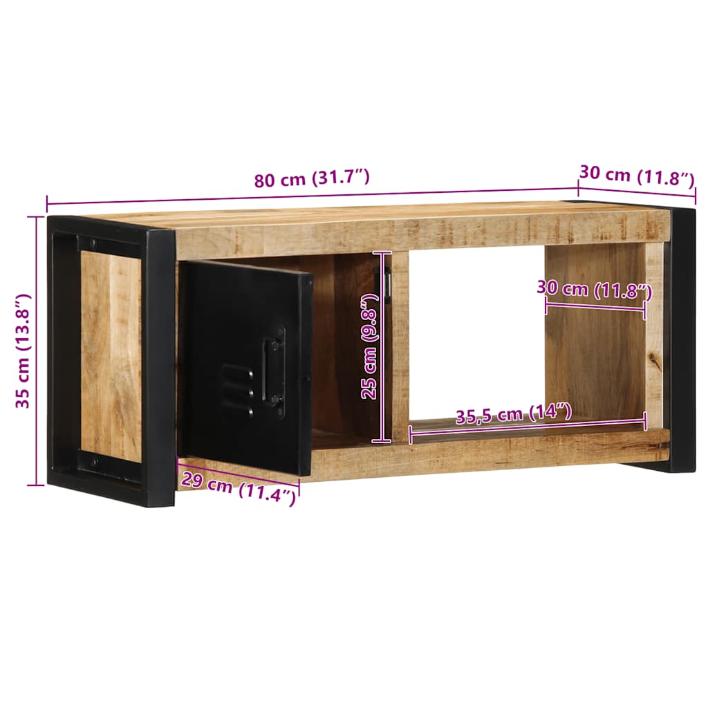 Tv-Bänk 80X30X35 Cm