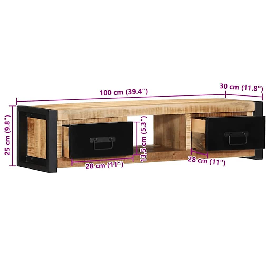 Tv-Bänk 100X30X25 Cm