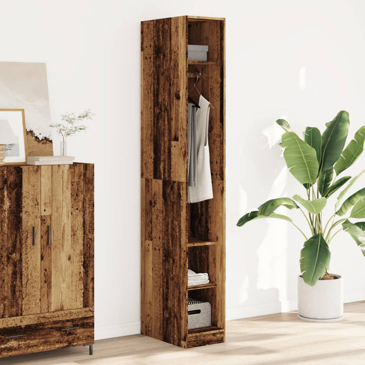 Garderob Sonoma-Ek Konstruerat Trä