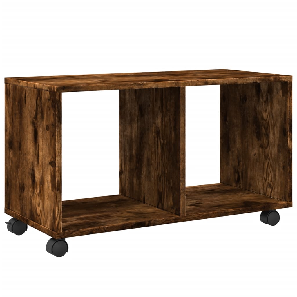 Skåp Med Hjul 72X33X42,5 Cm Konstruerat Trä
