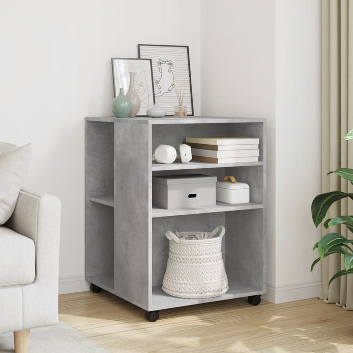 Sidobord Med Hjul Ek 55X60X78 Cm Konstruerat Trä