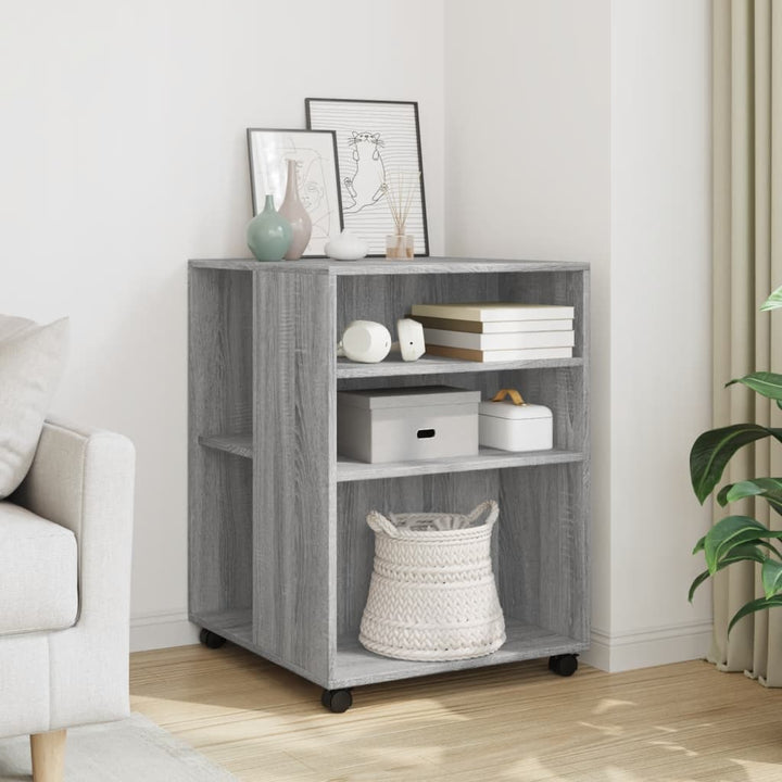 Sidobord Med Hjul Ek 55X60X78 Cm Konstruerat Trä