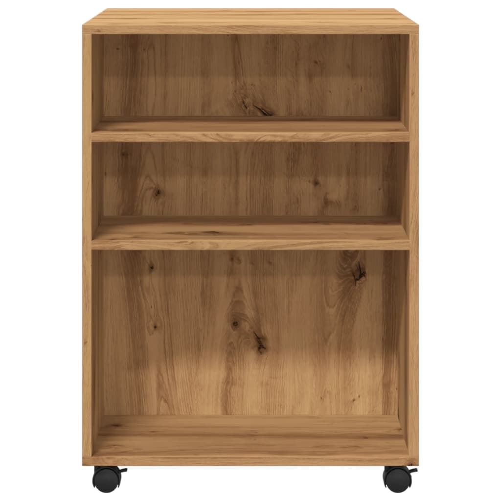 Sidobord Med Hjul Ek 55X60X78 Cm Konstruerat Trä