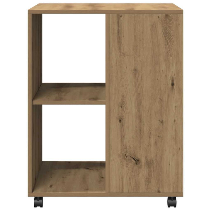 Sidobord Med Hjul Ek 55X60X78 Cm Konstruerat Trä
