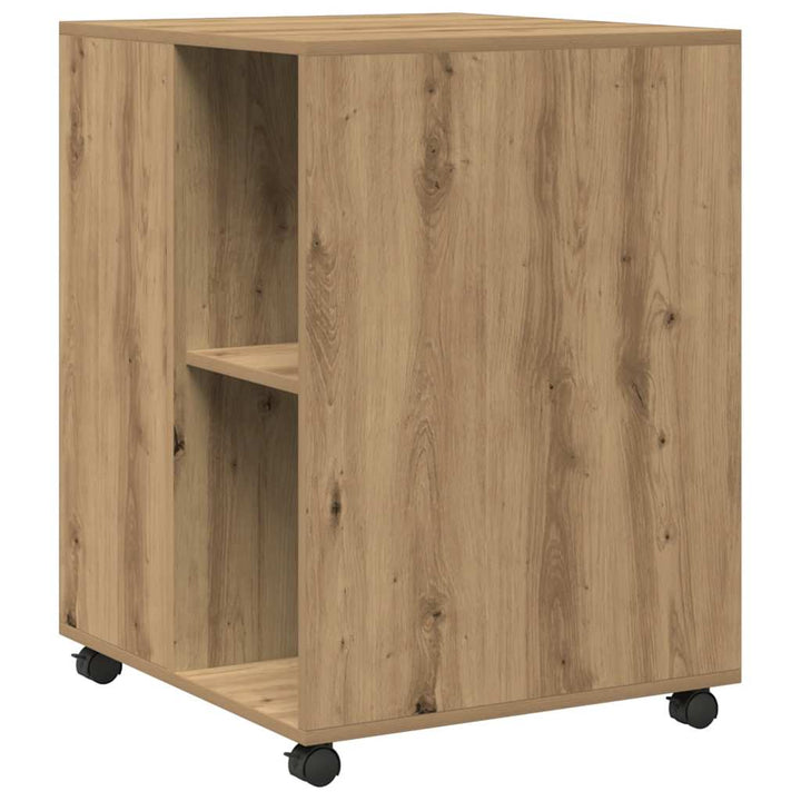 Sidobord Med Hjul Ek 55X60X78 Cm Konstruerat Trä