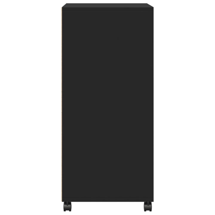 Skåp Med Hjul 55X40X91 Cm Konstruerat Trä