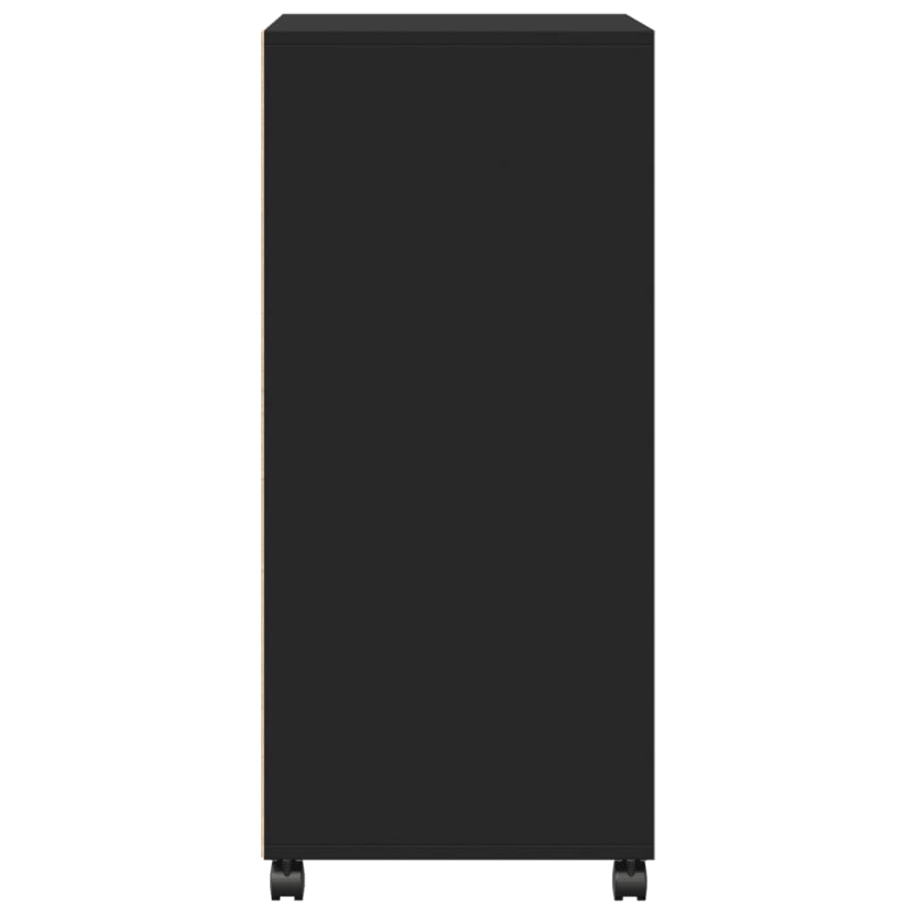 Skåp Med Hjul 55X40X91 Cm Konstruerat Trä