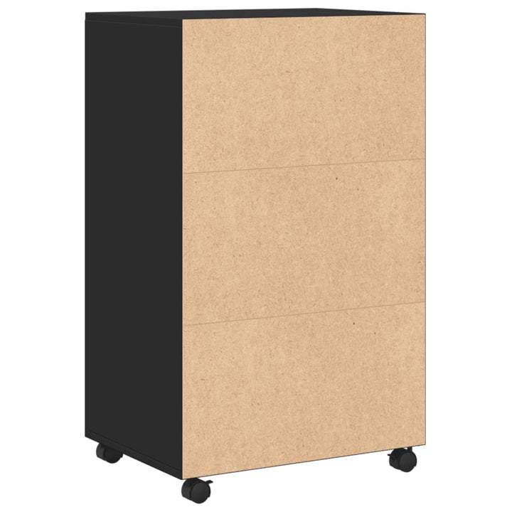 Skåp Med Hjul 55X40X91 Cm Konstruerat Trä