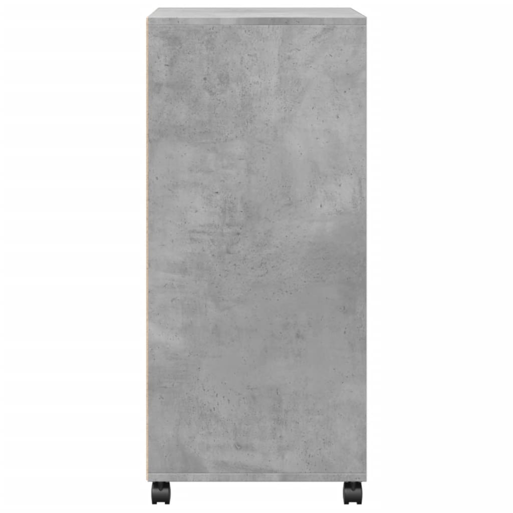 Skåp Med Hjul 55X40X91 Cm Konstruerat Trä