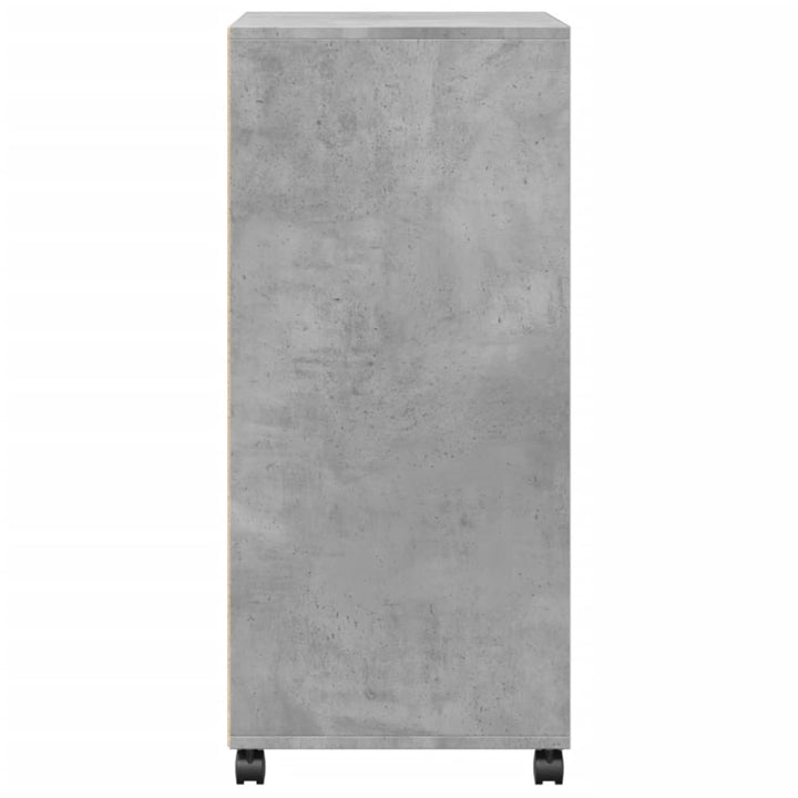 Skåp Med Hjul 55X40X91 Cm Konstruerat Trä