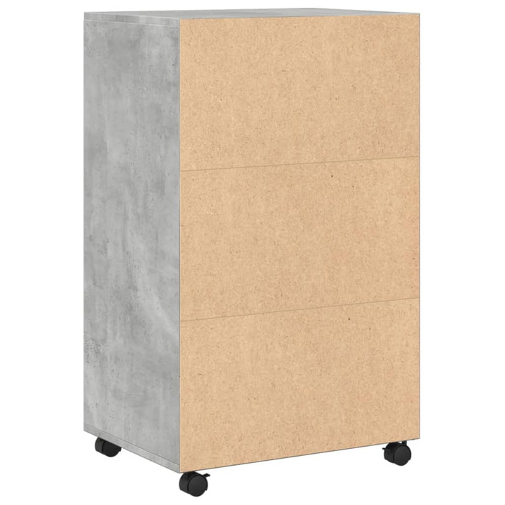 Skåp Med Hjul 55X40X91 Cm Konstruerat Trä