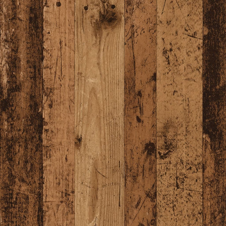 Vägghylla Åldrat Trä 104X15X49 Cm Konstruerat Trä