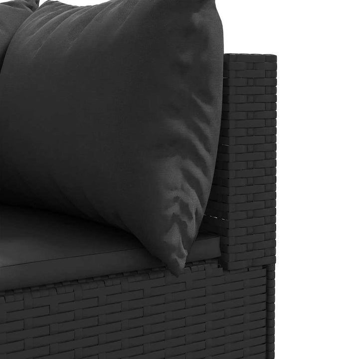 Loungegrupp För Trädgården Med Dynor 4 Delar Konstrotting