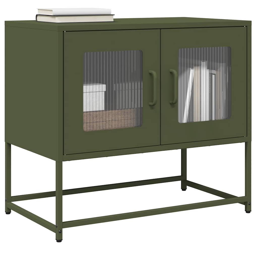 Tv-Bänk 100,5X39X60,5 Cm Kallvalsat Stål