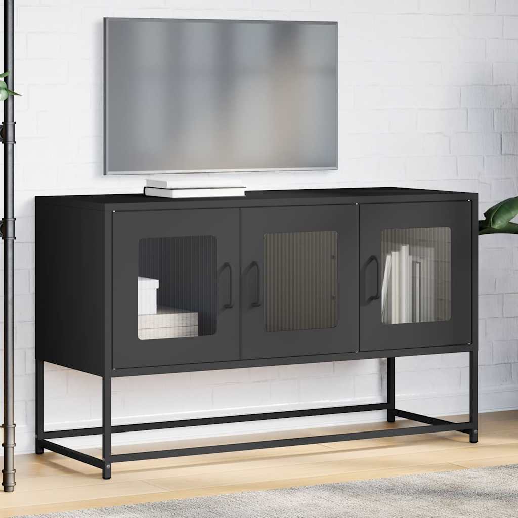 Tv-Bänk 100,5X39X60,5 Cm Kallvalsat Stål