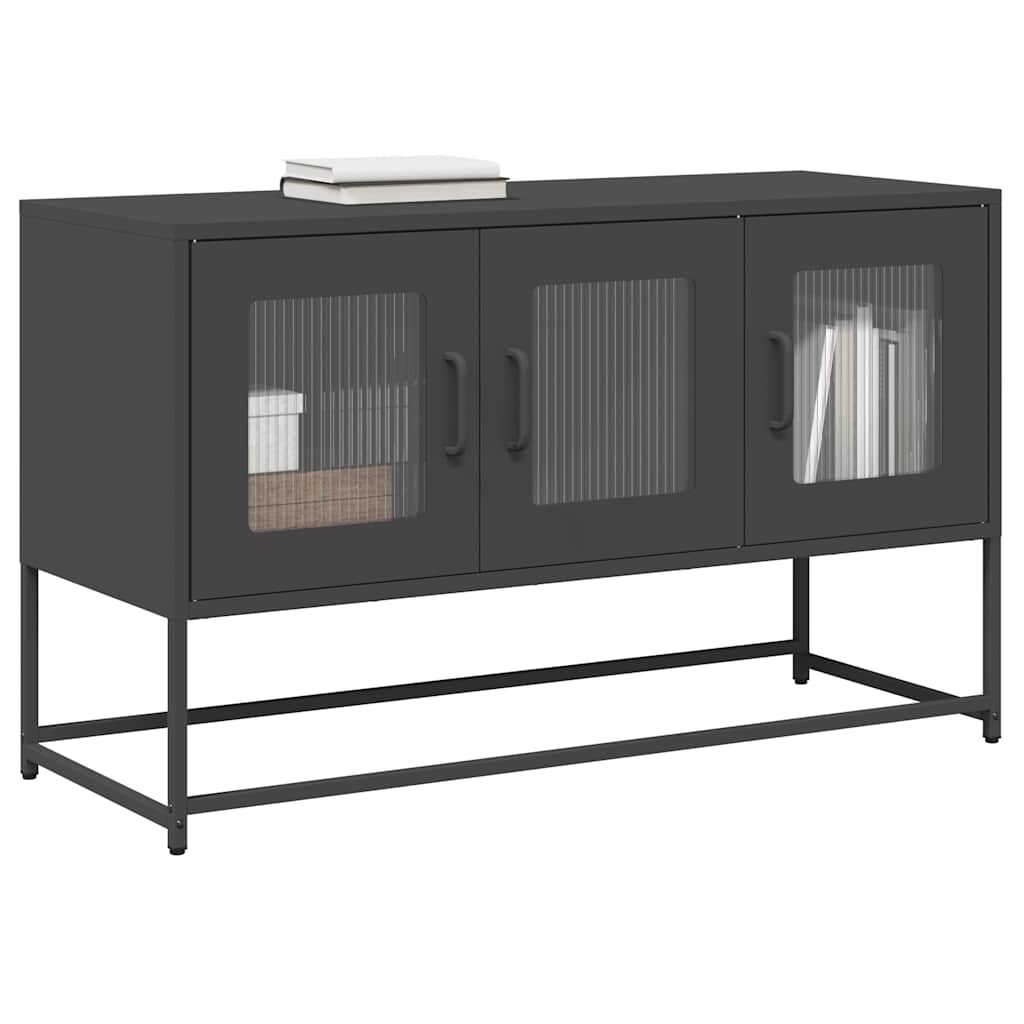 Tv-Bänk 100,5X39X60,5 Cm Kallvalsat Stål