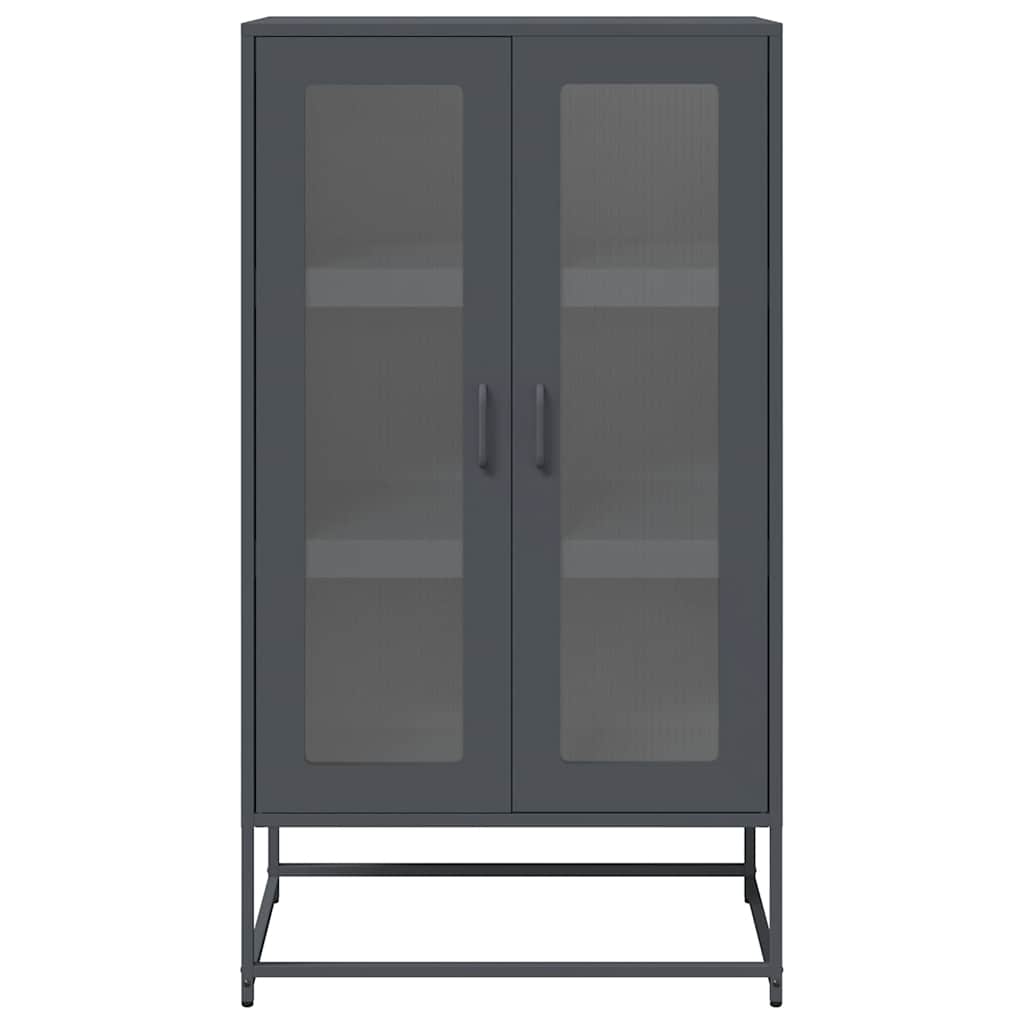 Highboard 68X39X123 Cm Stål