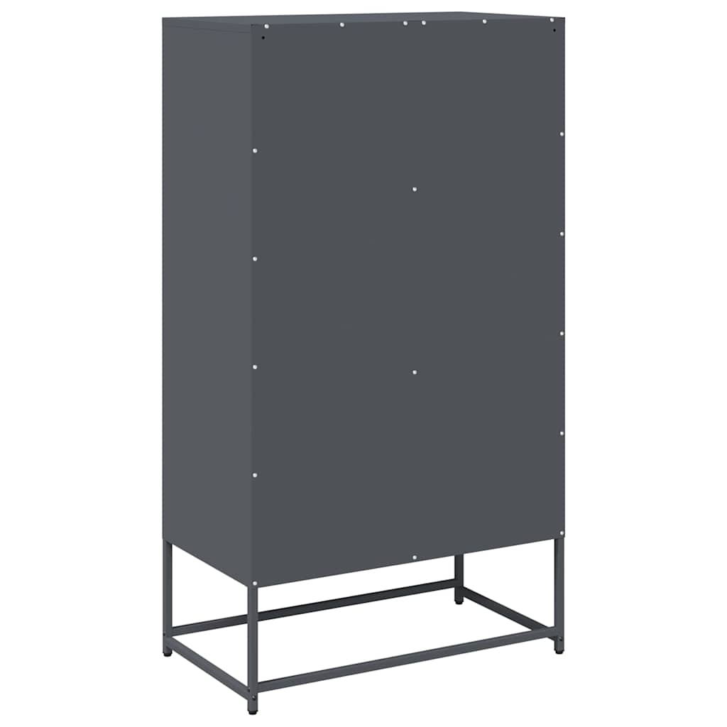 Highboard 68X39X123 Cm Stål