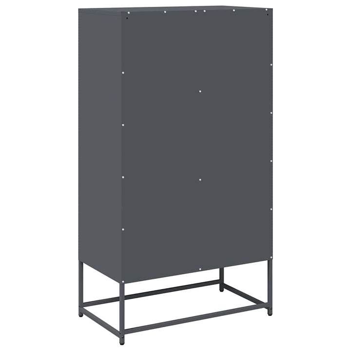 Highboard 68X39X123 Cm Stål
