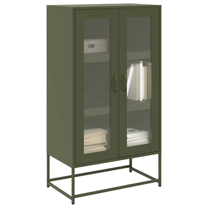 Highboard 68X39X123 Cm Stål
