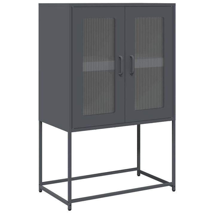 Highboard 68X39X107 Cm Stål