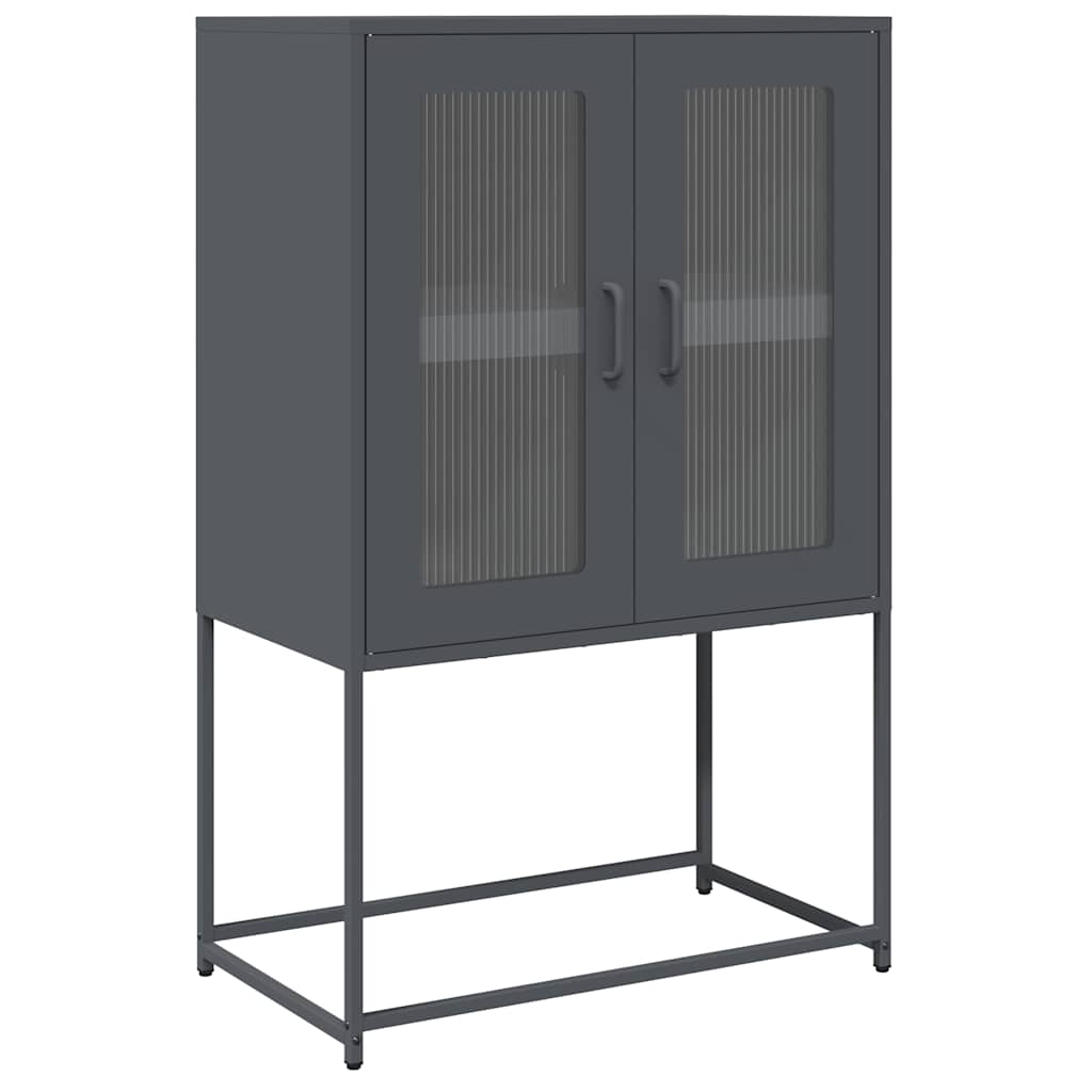 Highboard 68X39X107 Cm Stål