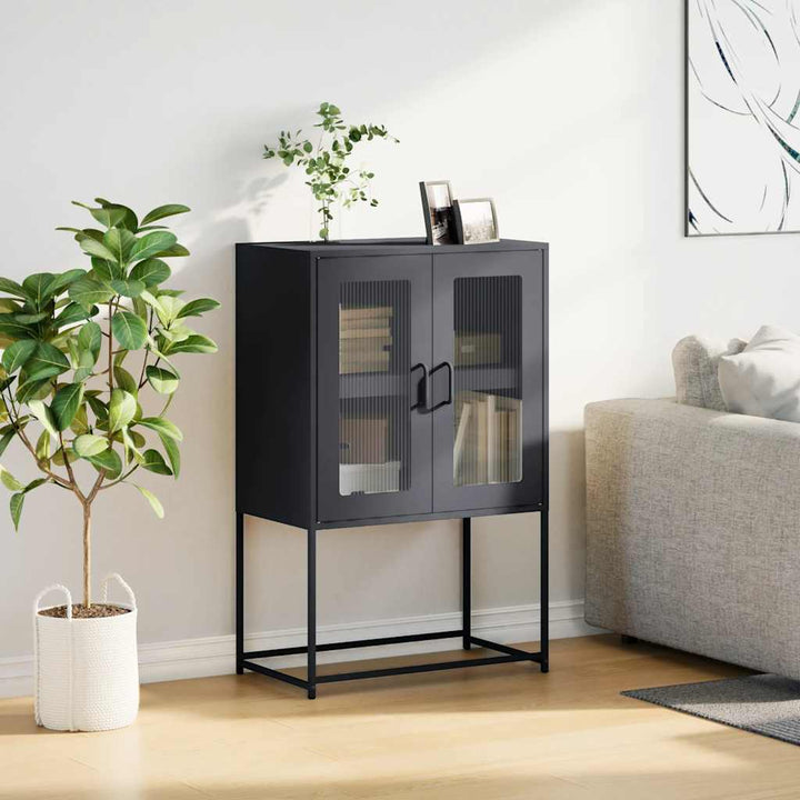 Highboard 68X39X107 Cm Stål