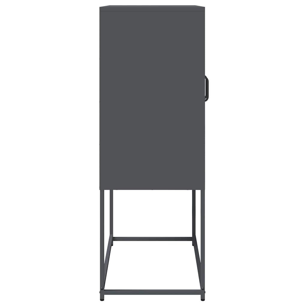 Highboard 68X39X107 Cm Stål