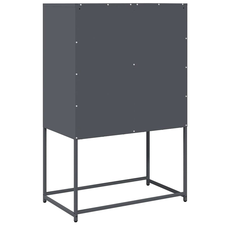 Highboard 68X39X107 Cm Stål